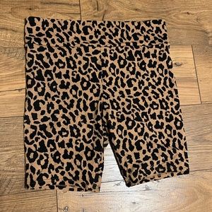 Cheetah Biker Shorts